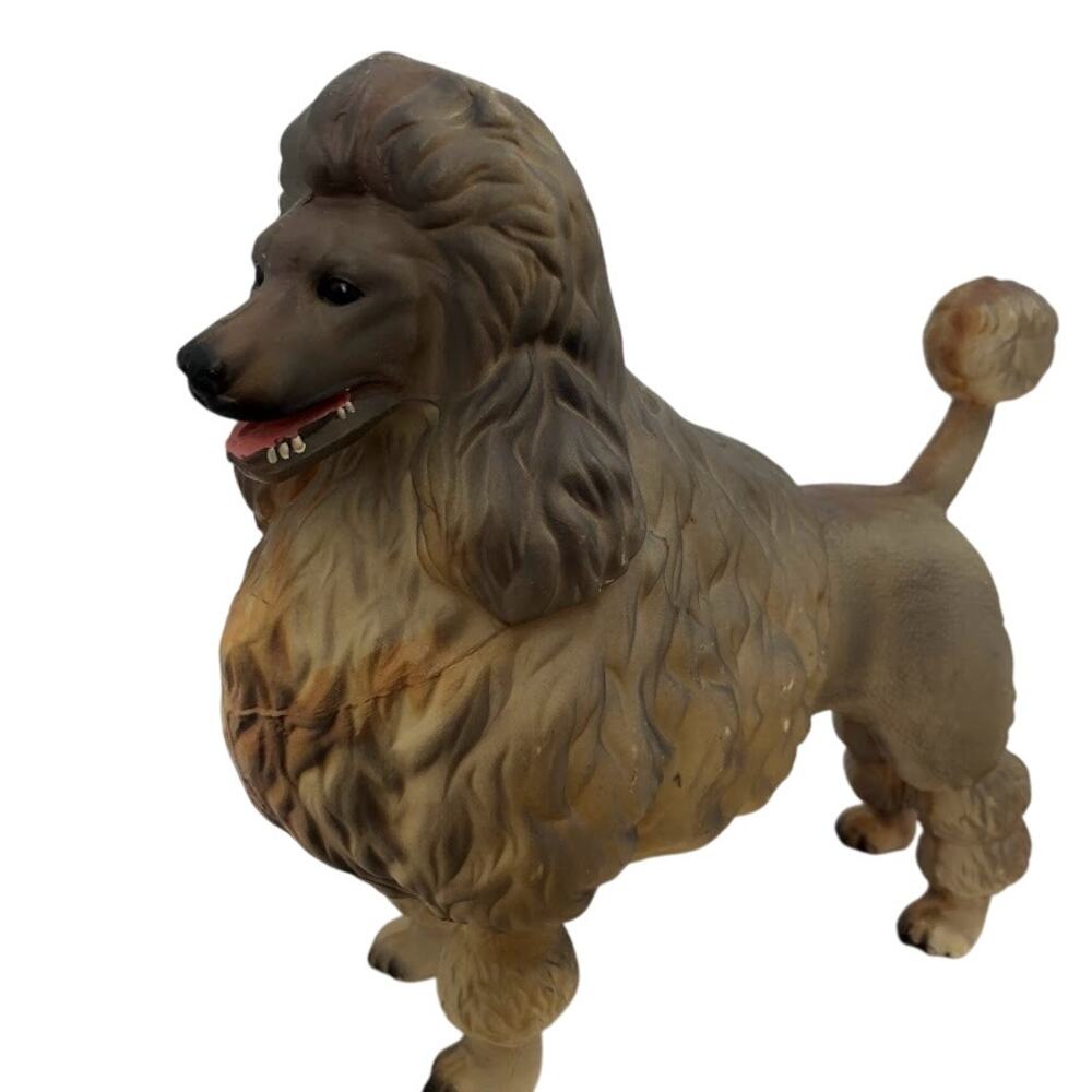 Vintage Plastic standard poodle 6” Long